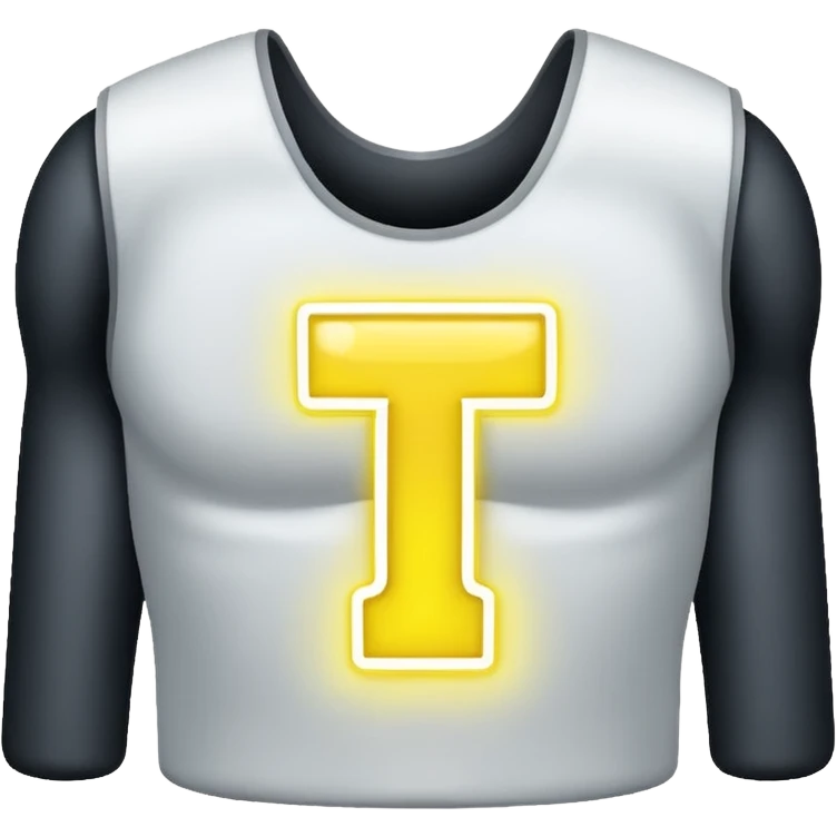 Prompt: Number "1"
Visual: Large number "1" in white.
Graphics: Yellow (#FFDF00) glow outline around the number.
Animation: Number fades in, pulse glow repeats.
Placement: Center chest zone.
Background: Transparent.
 emoji
