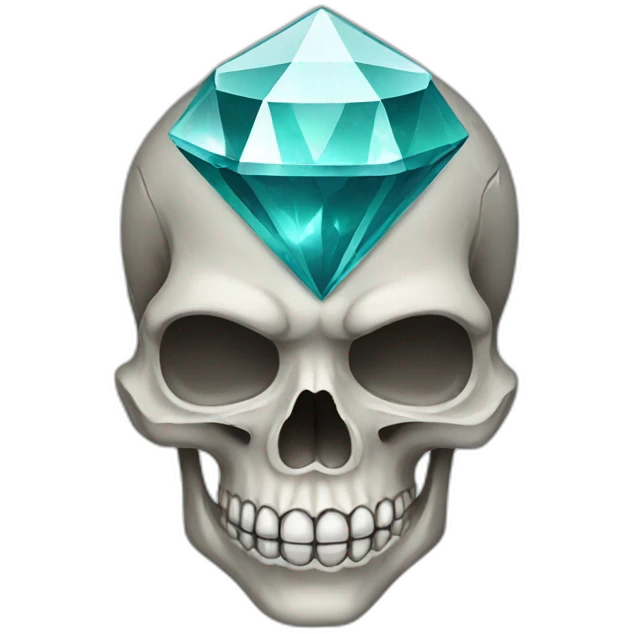 diamond skull emoji
