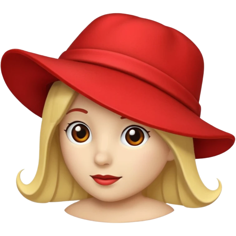 فقط کلاه به رنگ قرمز emoji
