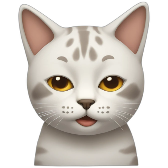 Meow with closed eyes emoji
