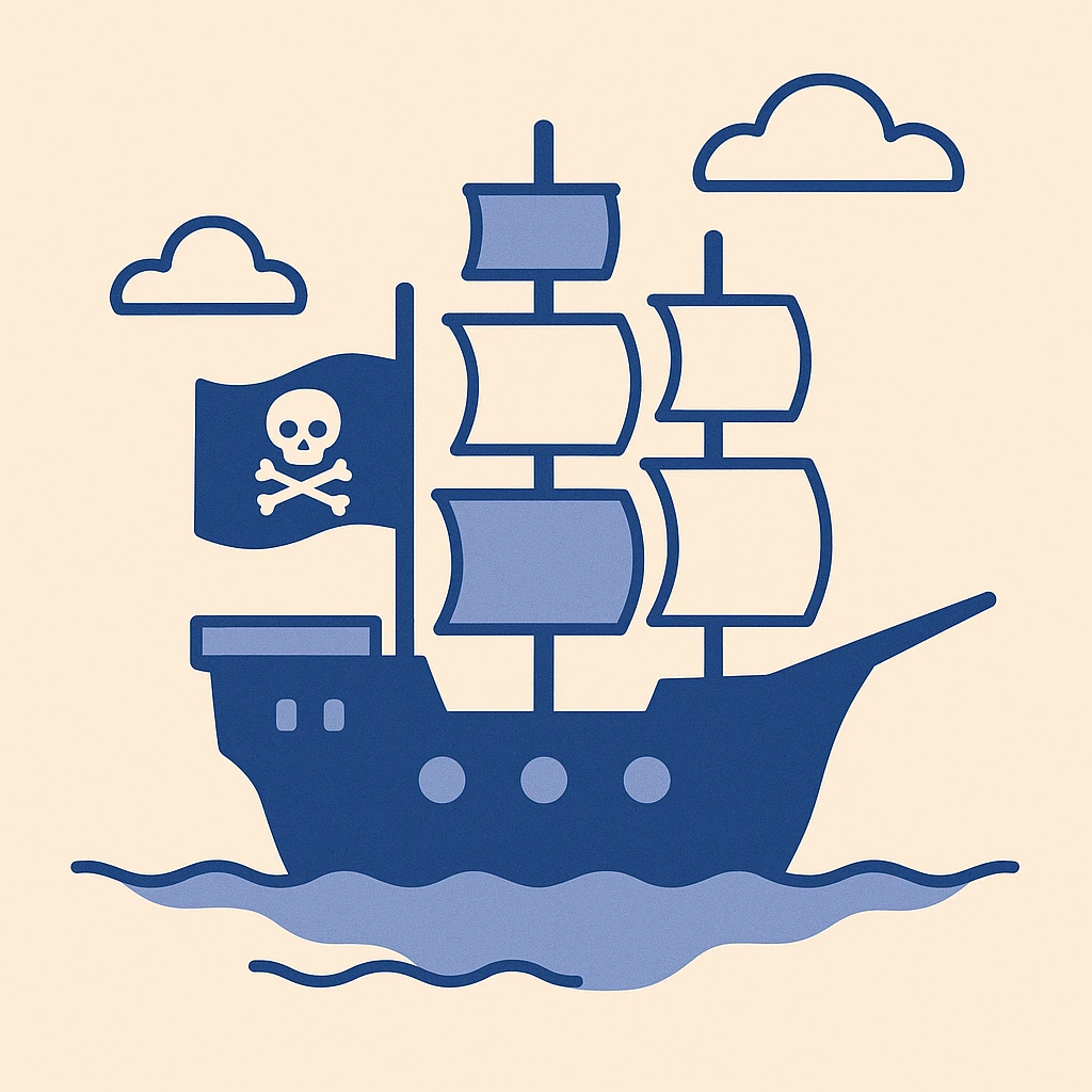 pirate ship emoji