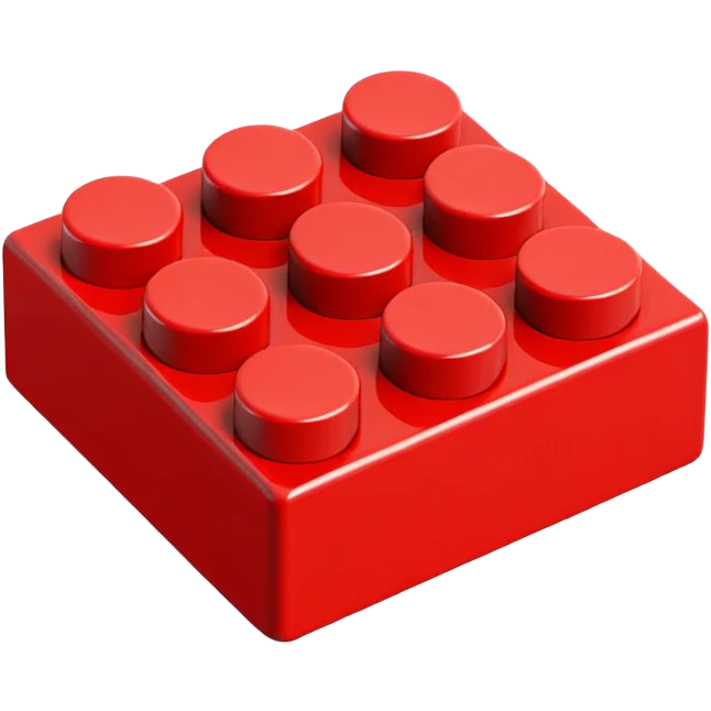 classic lego brick emoji