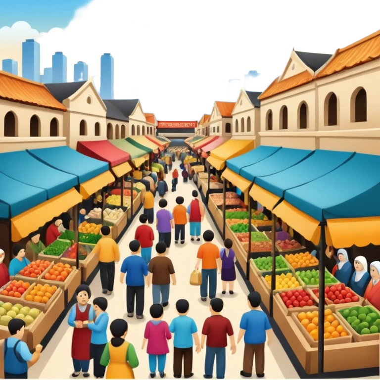 create me a 1920x1080 special market emoji