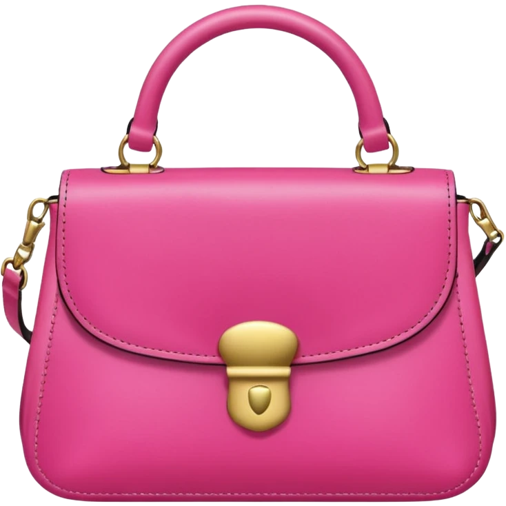 a bright pink purse emoji