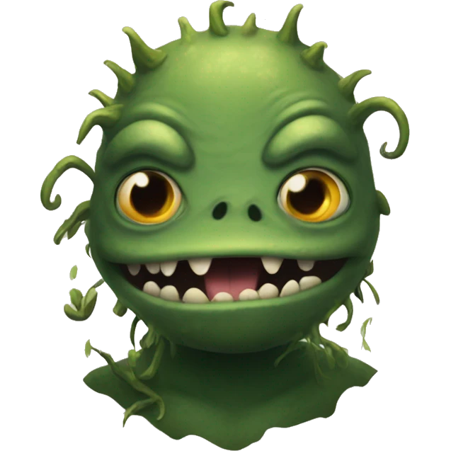 swamp monster in love emoji