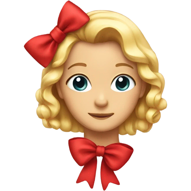 Red bow emoji
