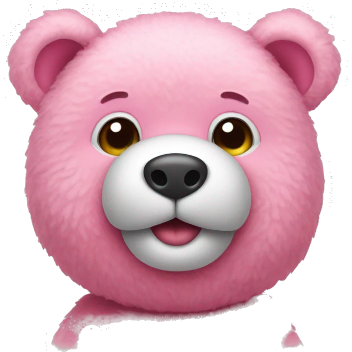 pink teddy bear emoji