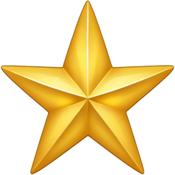 golden star emoji