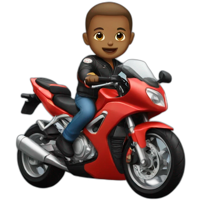 Baby drive moto emoji