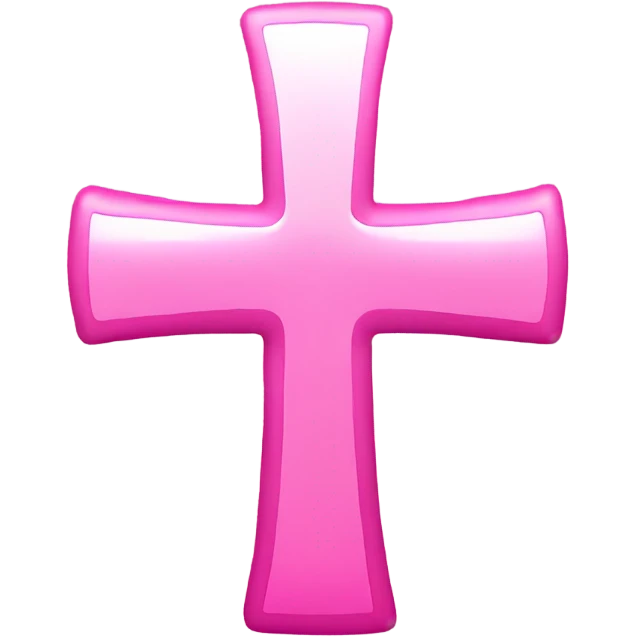 pink cross emoji