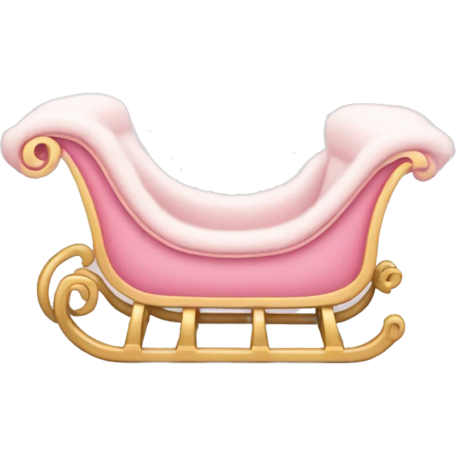 light pink sleigh emoji
