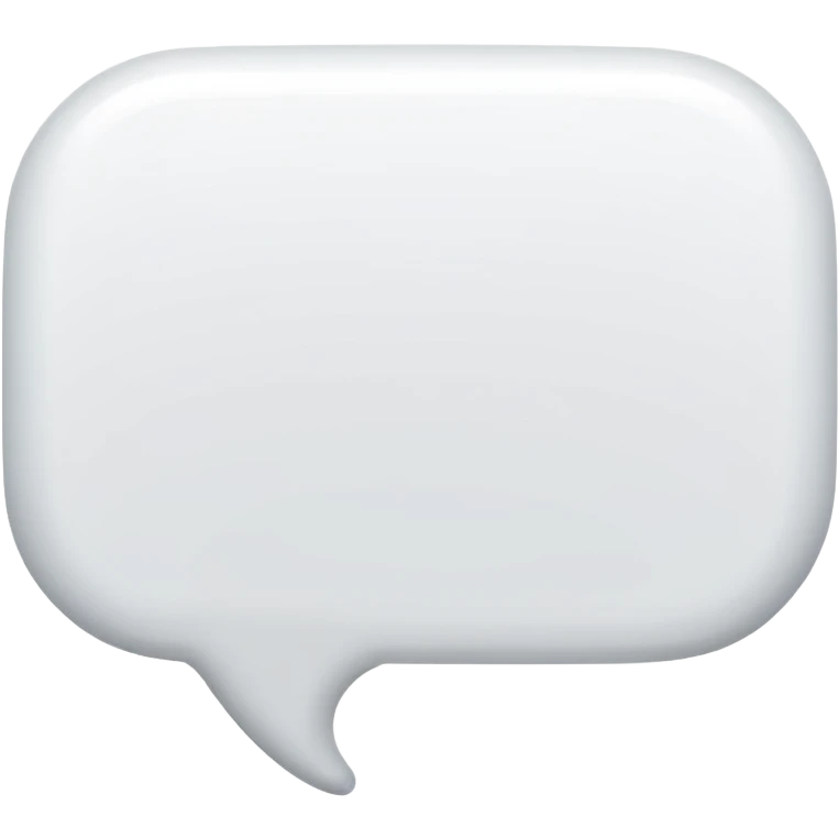 speech bubble emoji