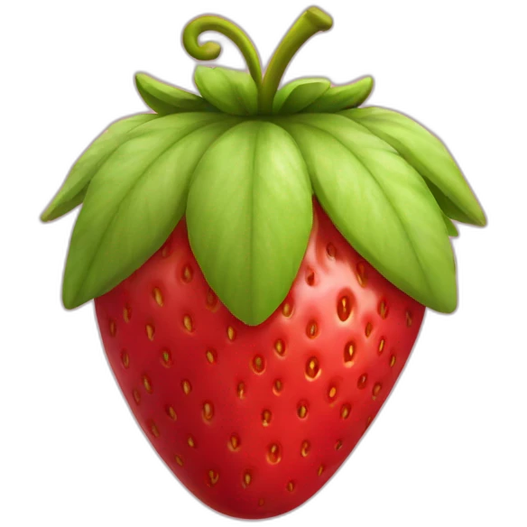 Strawberry matcha emoji