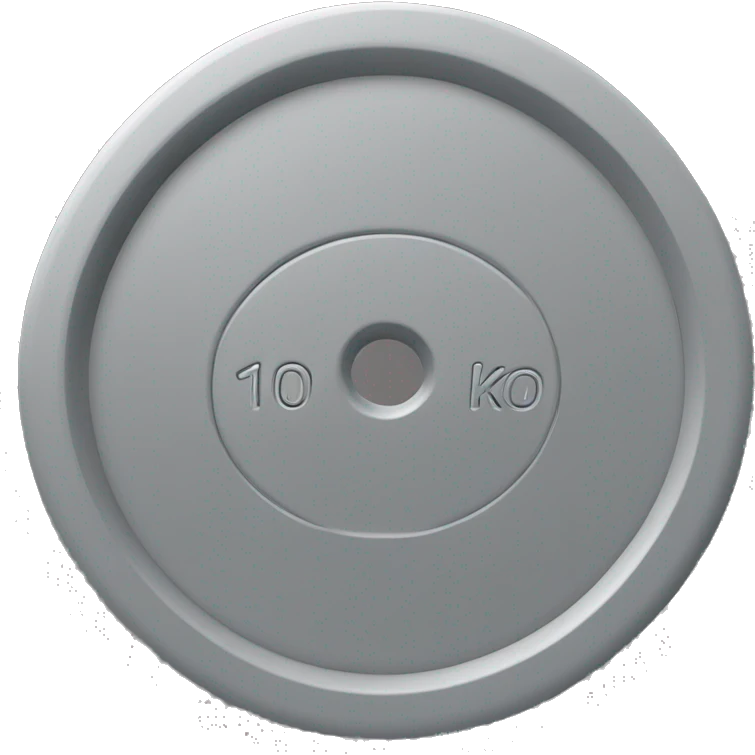 weight disc 10 KG emoji