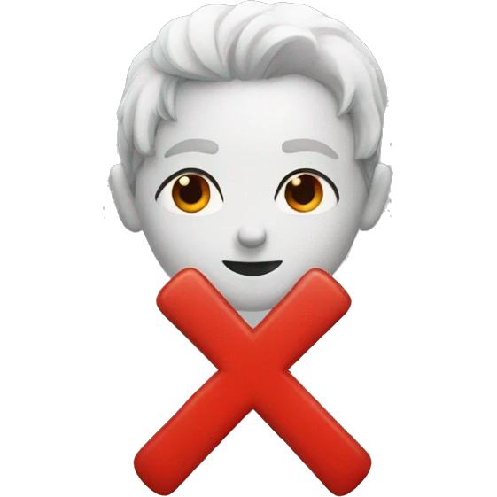 red X emoji
