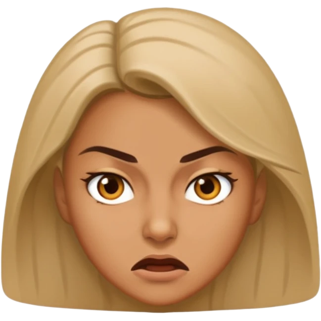 aggressive female boss emoji