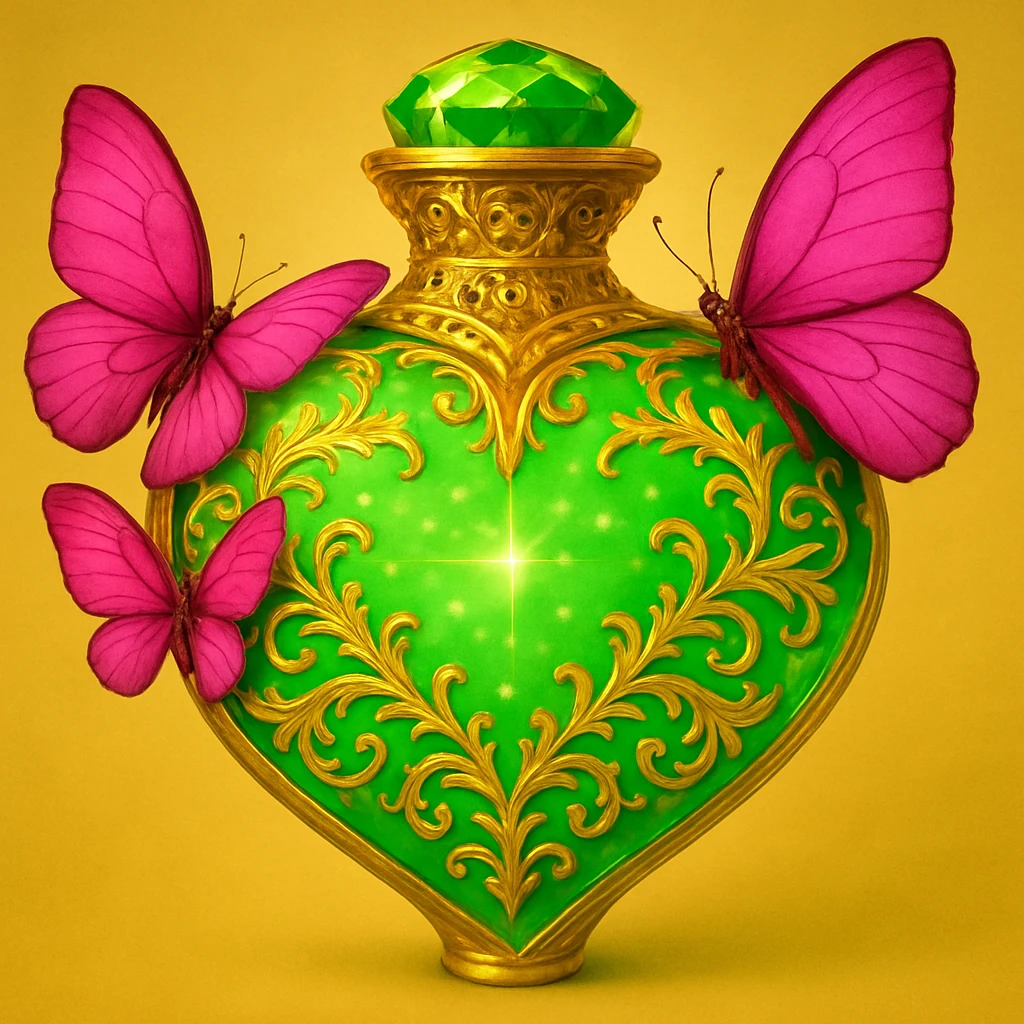 Maintain the original design of the bottle exactly as in the reference image, preserving all colors, details, and elements. The only change is to make the bottom of the bottle even rounder with a smooth subtle rounding, keeping everything else as in the original variant. emoji