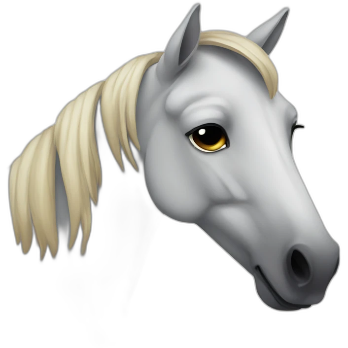 Sleepy horse emoji