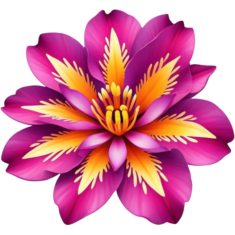 Exotic flower emoji