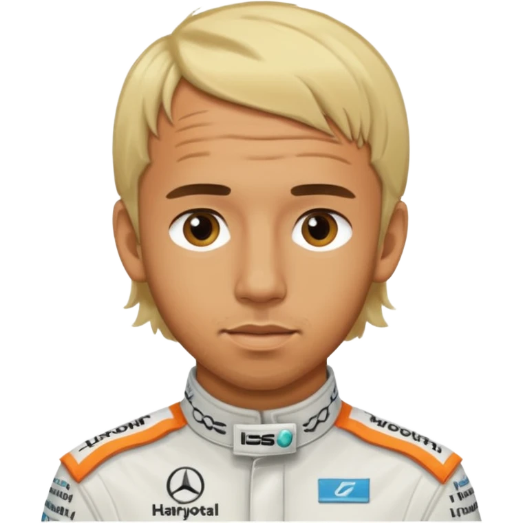 lewis hamilton blonde hair emoji