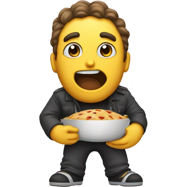 make a emoi where a guy is hungry and thristy emoji