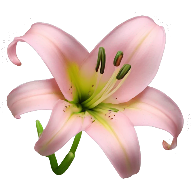 light pink lilium emoji
