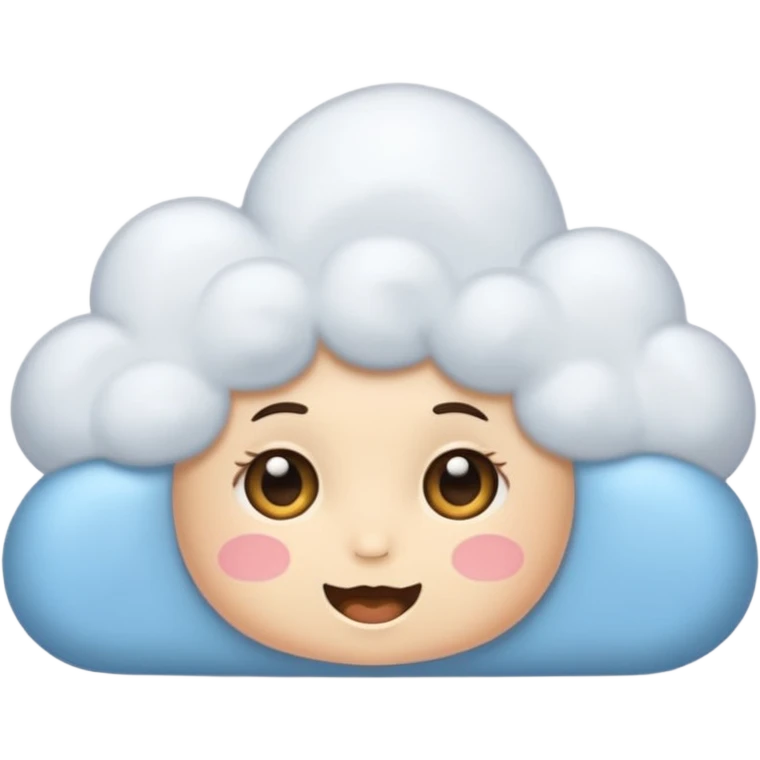 hazme una nube cute para mi tiendas de variedades femenina emoji