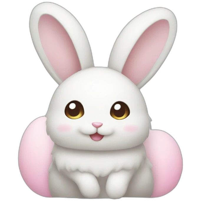 kawaii bunny emoji