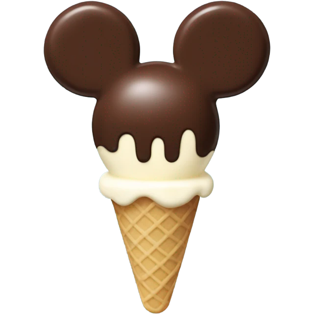 Mickey ice cream bar emoji