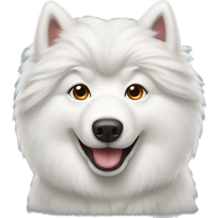 Samoyed dog emoji