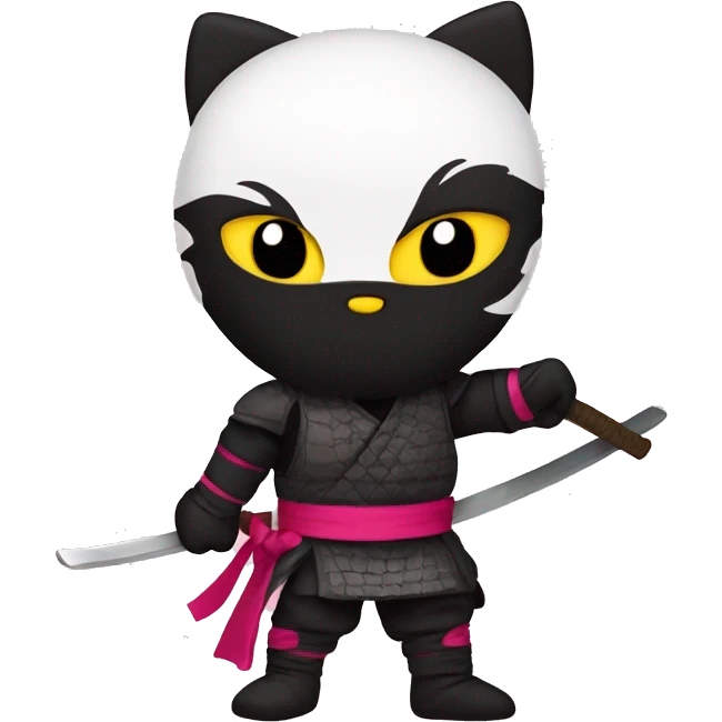 Hello kitty ninja emoji
