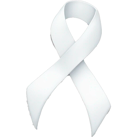 White ribbon  emoji