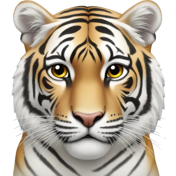 Tigre blanc emoji