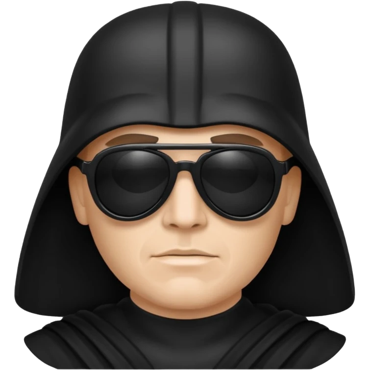 Dark vador Ève-Charlotte des lunnettes noires emoji