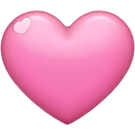 Pink heart emoji