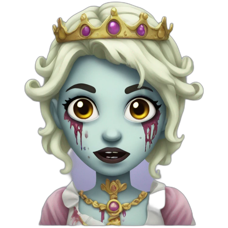 Zombie princess  emoji
