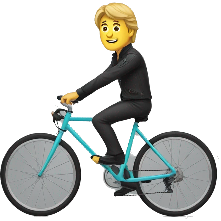 claude françois en vélo emoji