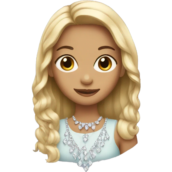 Girl with diamonds emoji