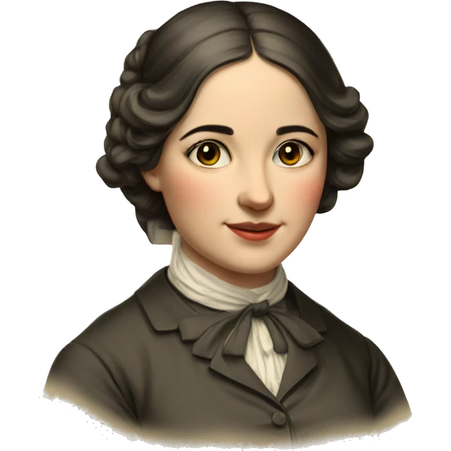woman student 19 century emoji
