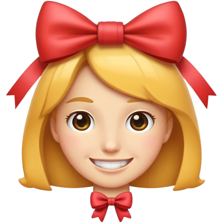 🥰 and bow emoji