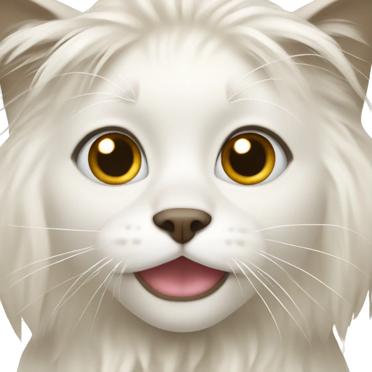 white and beige ragdoll emoji