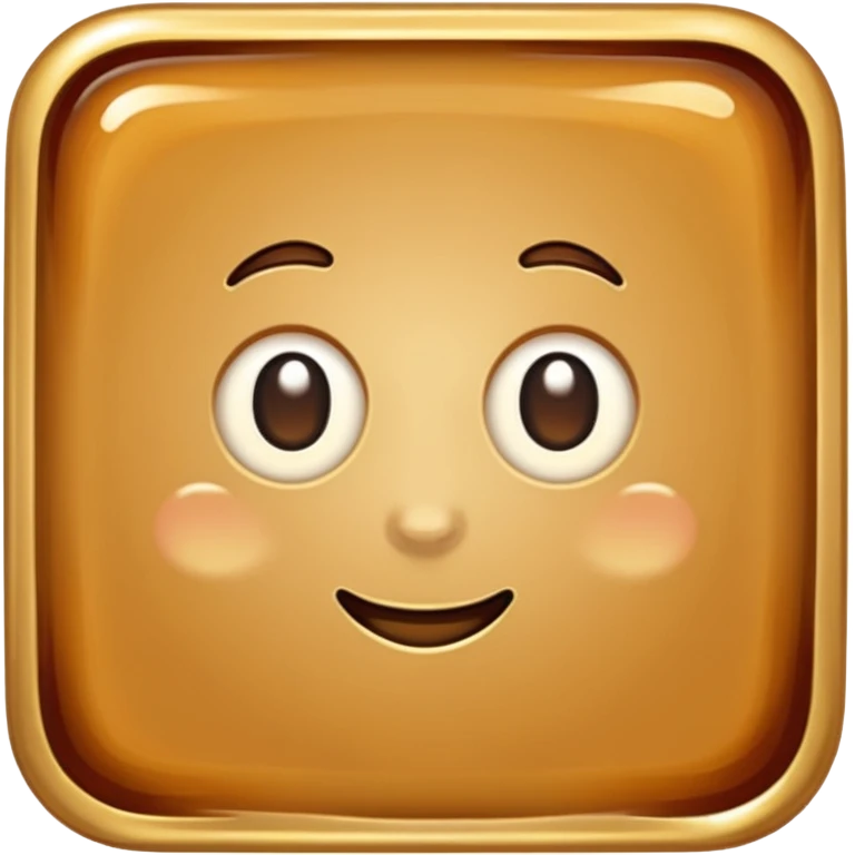 salted caramel square emoji