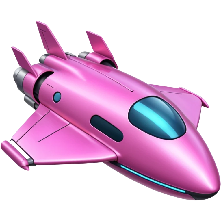 pink spaceship  emoji