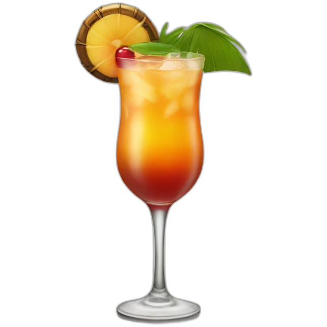 tiki cocktail emoji