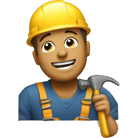repairman repairing a window emoji