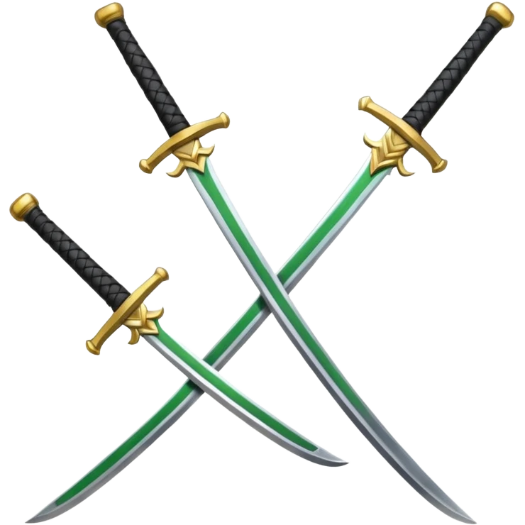 Las tres katanas de roronoa zoro emoji