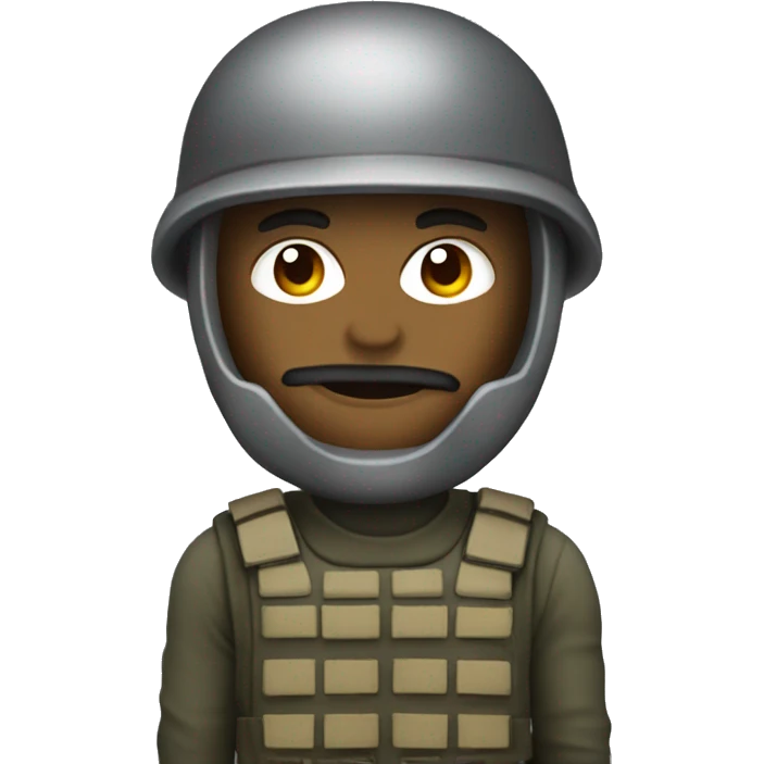 Exhaust soldier emoji