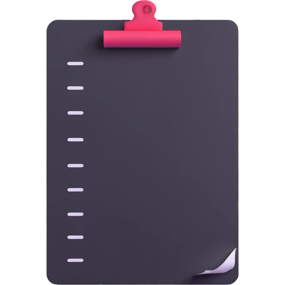 long curling to-do list paper looping up and down like a snake with tiny checkboxes fading into distance emoji