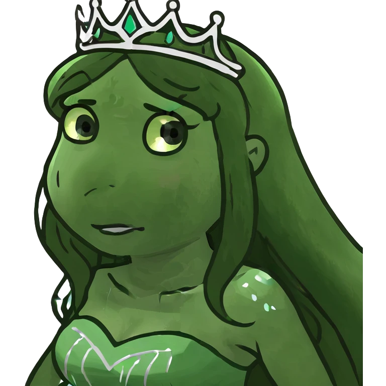 Crying princess emoji