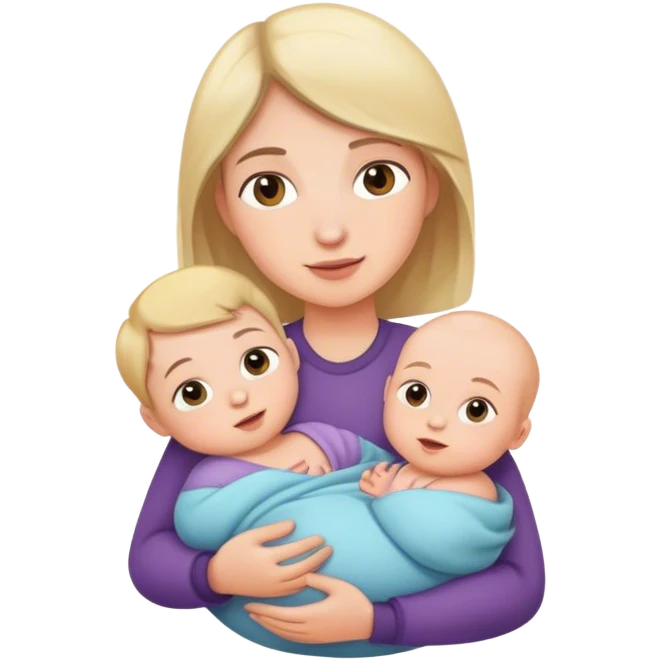 holding a baby emoji